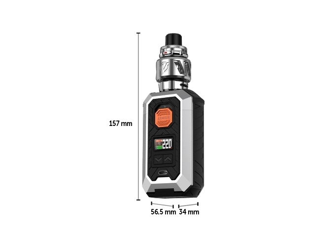 KIT ARMOUR MAX VAPORESSO SILVER ( sans accus)