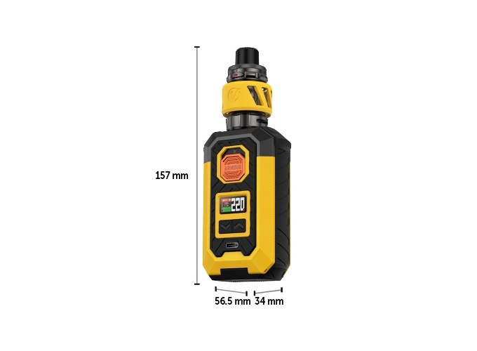 KIT ARMOUR MAX VAPORESSO YELLOW ( sans accus)