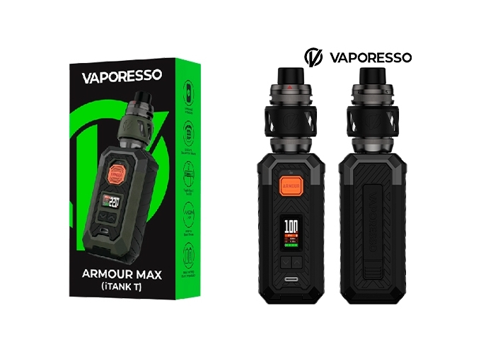 KIT ARMOUR S VAPORESSO BLACK ( accu non fourni )