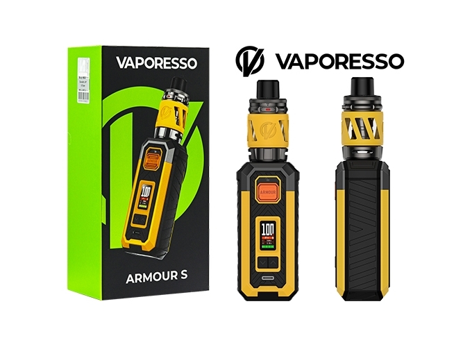 KIT ARMOUR S VAPORESSO YELLOW ( accu non fourni )