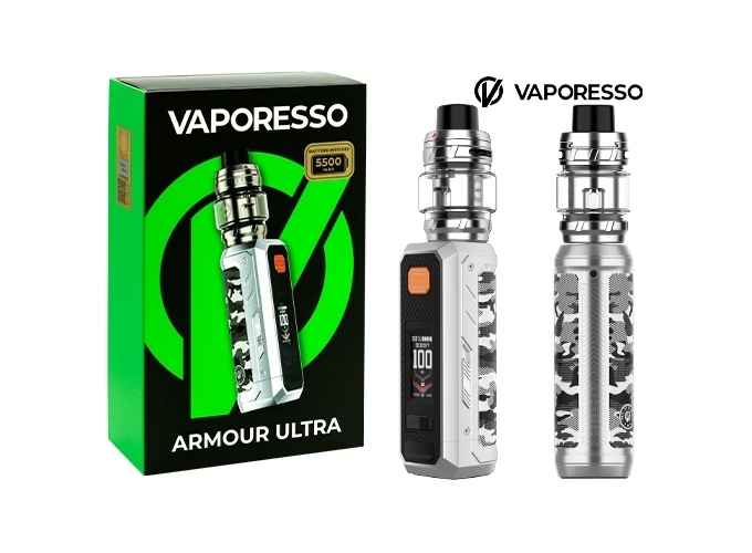 KIT ARMOUR ULTRA VAPORESSO SILVER