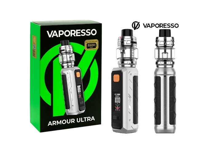 KIT ARMOUR ULTRA VAPORESSO TITANE SILVER