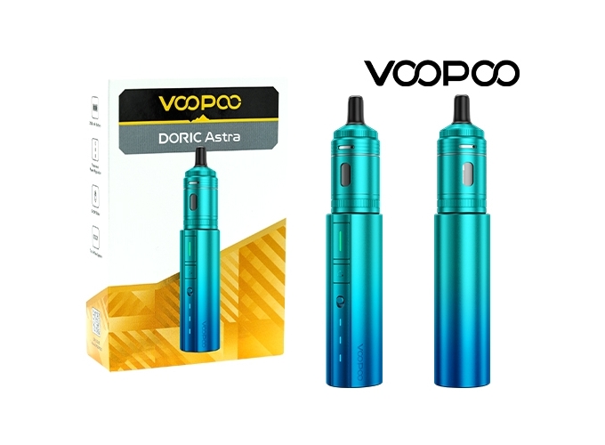 KIT ASTRA VOOPOO 2500 mha   BLEUE ET VERTE
