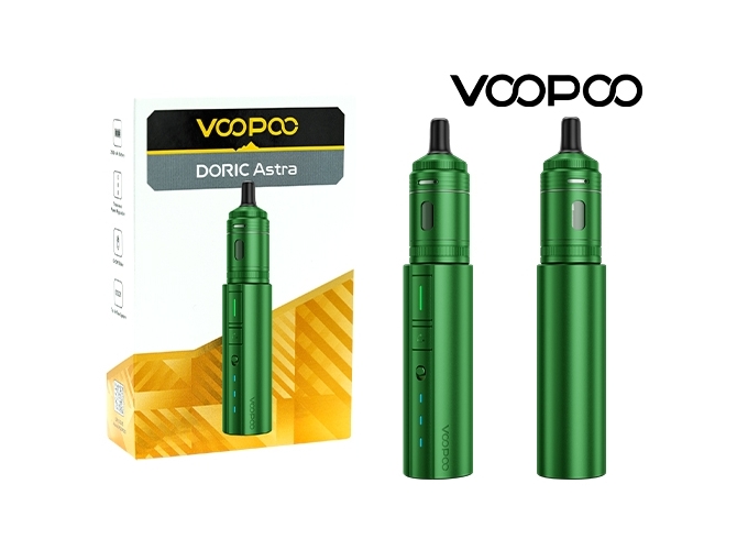 KIT ASTRA VOOPOO 2500 mha   VERTE