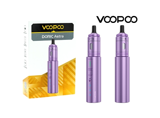 KIT ASTRA VOOPOO 2500 mha   VIOLETTE