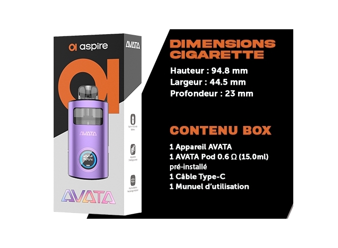 KIT AVATA ASPIRE 15 ML PURPLE