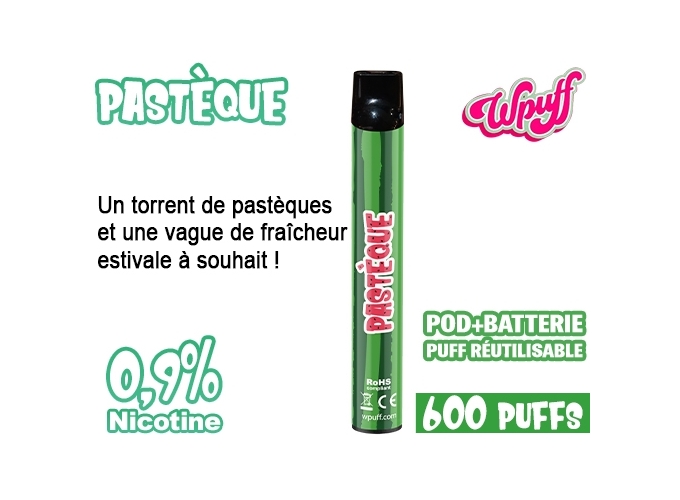 KIT BATTERIE  1 PODS PASTÉQUE 0.9%  (10)