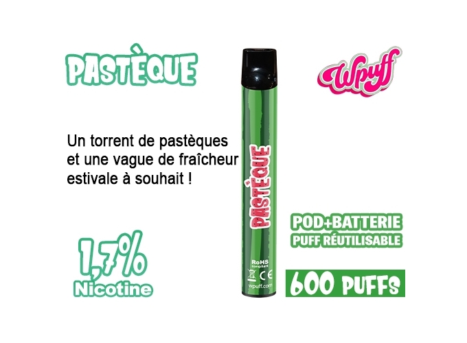 KIT BATTERIE  1 PODS PASTÉQUE 1.7%  (10)