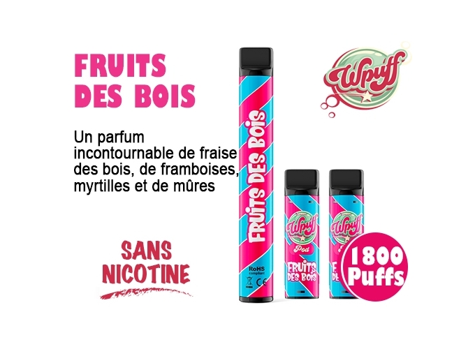KIT BATTERIE 3 PODS FRUITS DES BOIS 00 MG (5)