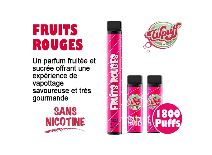 KIT BATTERIE 3 PODS FRUITS ROUGES 00 MG (5)