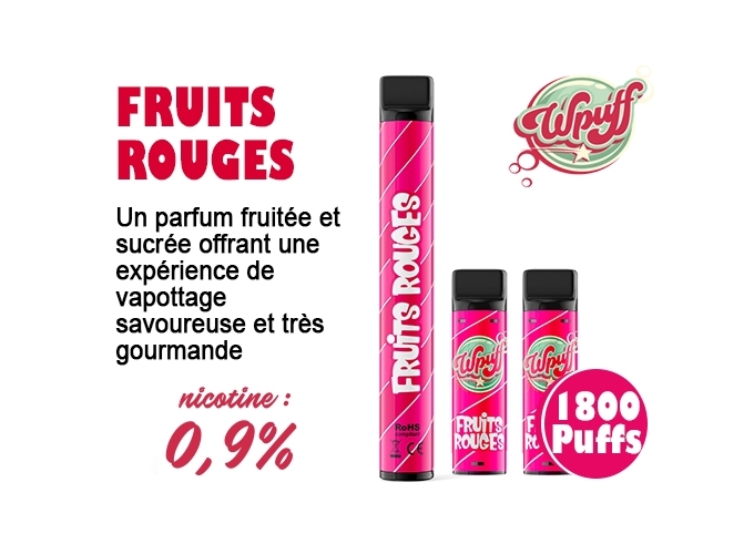 KIT BATTERIE 3 PODS FRUITS ROUGES 09 MG (5)