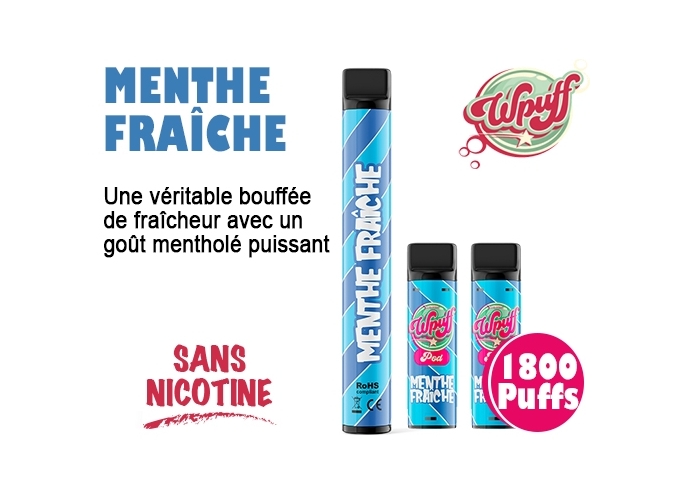 KIT BATTERIE  3 PODS MENTHE FRAICHE 00 MG (5)