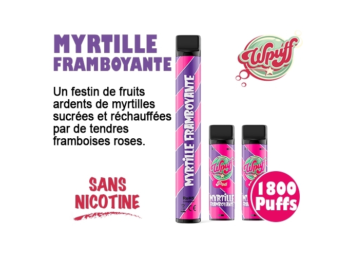 KIT BATTERIE  3 PODS MYRTILLE FRAMBOYANTE 00 MG 5