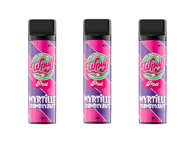 KIT BATTERIE  3 PODS MYRTILLE FRAMBOYANTE 17 MG 5