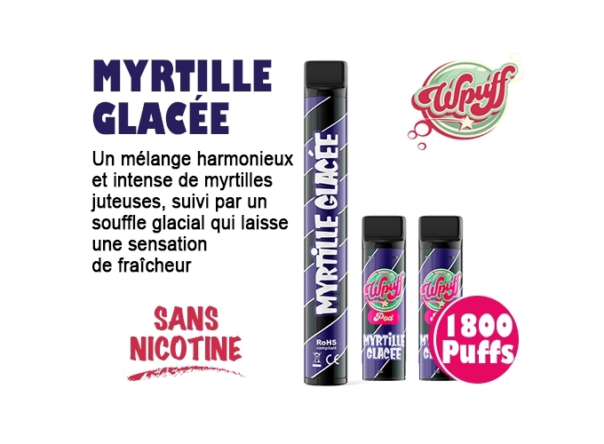 KIT BATTERIE  3 PODS MYRTILLE GLACÉE 00MG (5)