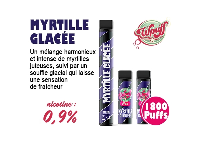 KIT BATTERIE  3 PODS MYRTILLE GLACÉE 09 MG (5)