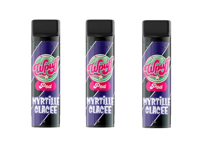 KIT BATTERIE  3 PODS MYRTILLE GLACÉE 17 MG (5)