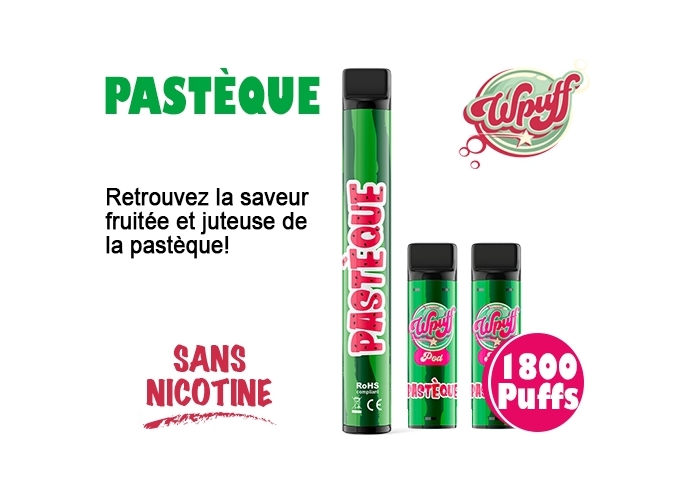 KIT BATTERIE  3 PODS PASTÉQUE 00 MG (5)