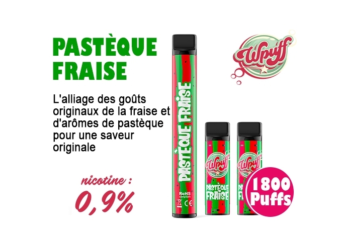 KIT BATTERIE 3 PODS PASTÉQUE FRAISE 09 MG (5)