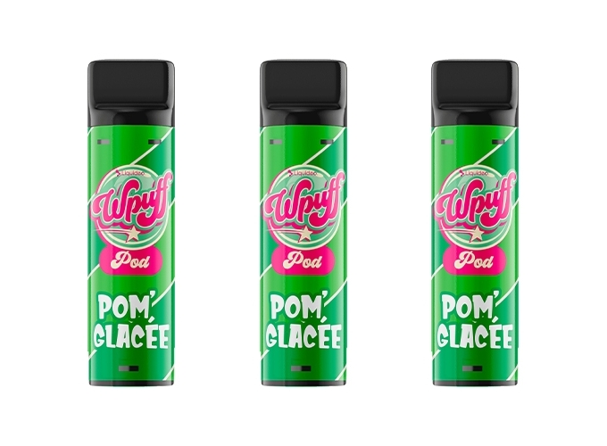 KIT BATTERIE  3 PODS POMME GLACÉE 00 MG (5)