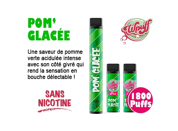 KIT BATTERIE  3 PODS POMME GLACÉE 00 MG (5)