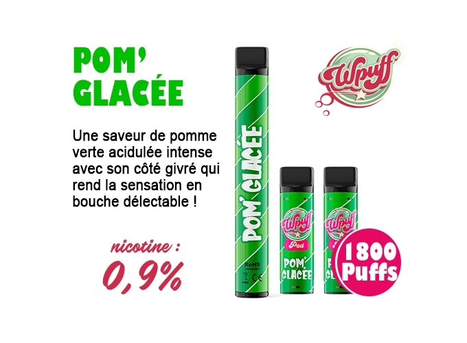 KIT BATTERIE  3 PODS POMME GLACÉE 09 MG (5)