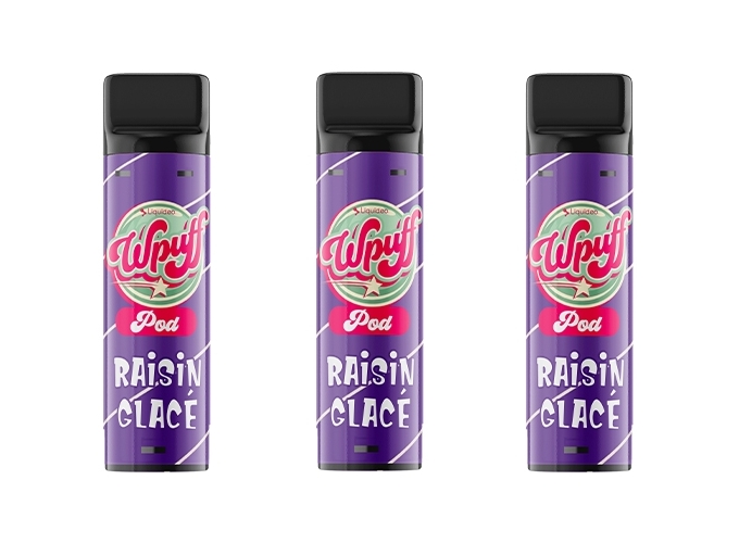 KIT BATTERIE  3 PODS RAISIN GLACÉE 17 MG (5)