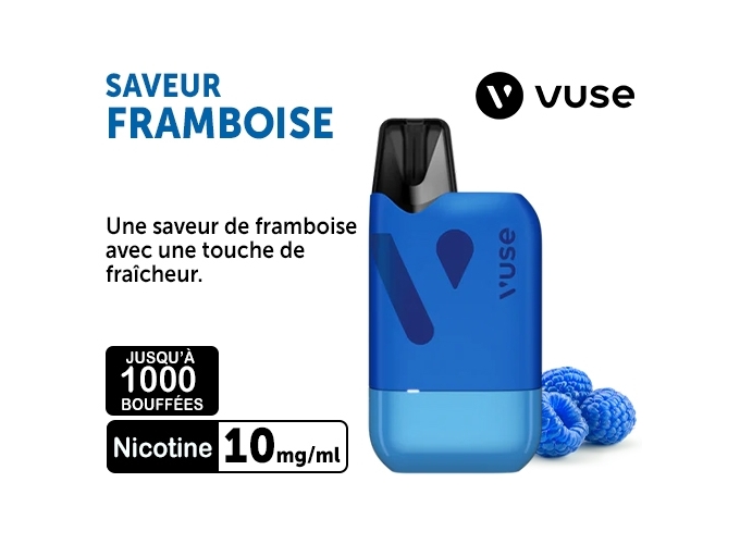 KIT BOX RELOAD 1000 FRAMBOISE 10 MG