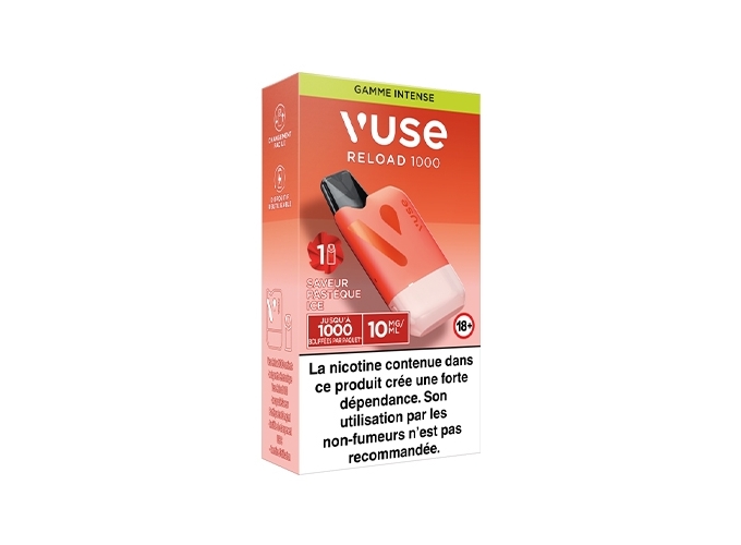 KIT BOX RELOAD 1000 PASTEQUE ICE 10 MG