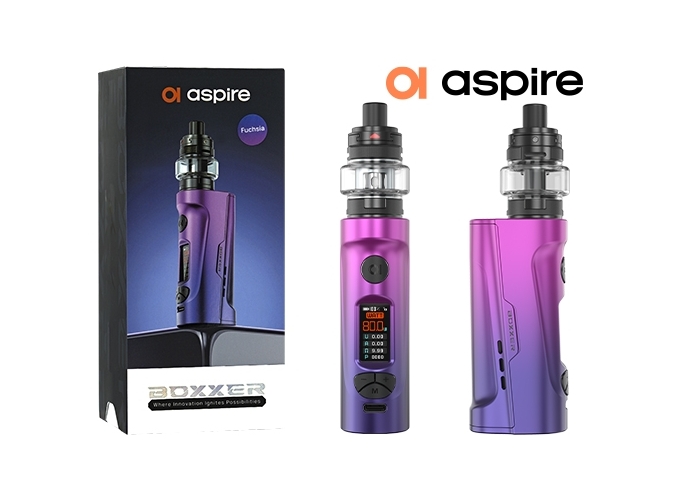 KIT BOXXER ASPIRE FUCHSIA (accu non fourni)
