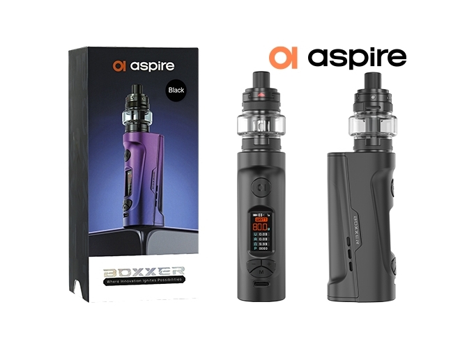 KIT BOXXER ASPIRE NOIRE (accu non fourni)