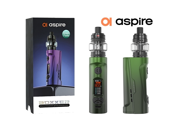 KIT BOXXER ASPIRE VERTE (accu non fourni)