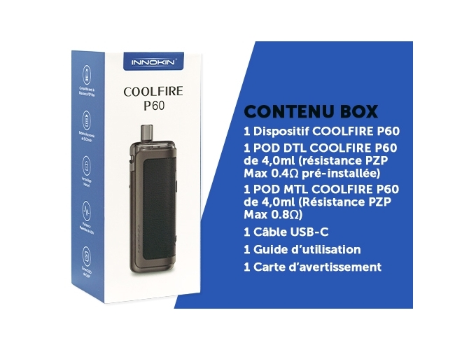 KIT COOL FIRE P60 INNOKIN BLACK