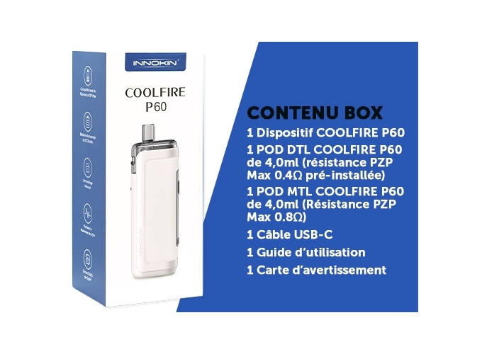 KIT COOL FIRE P60 INNOKIN BLANCHE