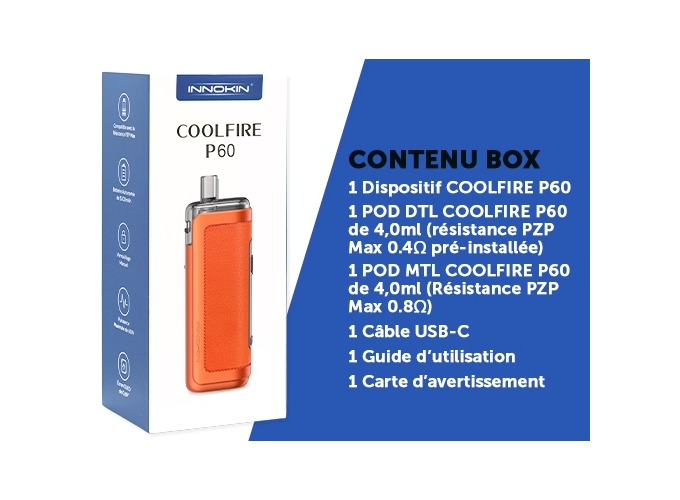 KIT COOL FIRE P60 INNOKIN ORANGE