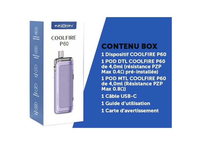 KIT COOL FIRE P60 INNOKIN VIOLET