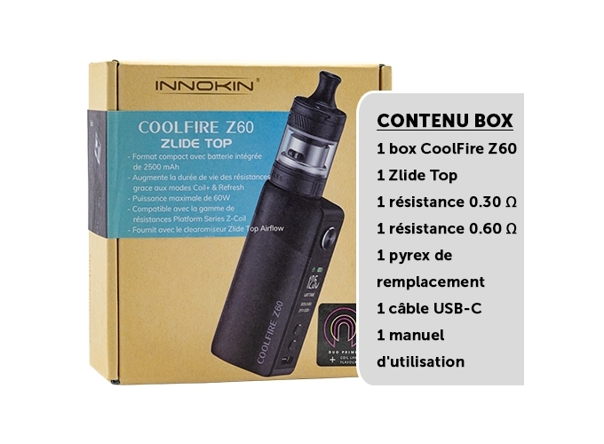 KIT COOLFIRE Z60 INNOKIN BLACK