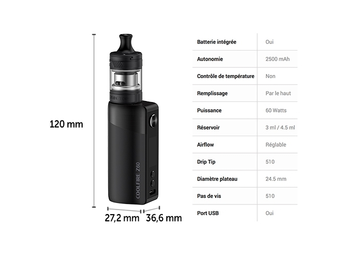 KIT COOLFIRE Z60 INNOKIN BLACK