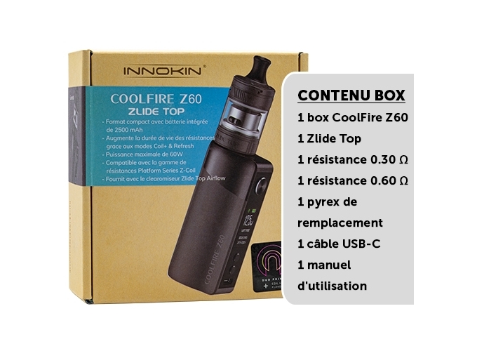 KIT COOLFIRE Z60 INNOKIN GUNMETAL