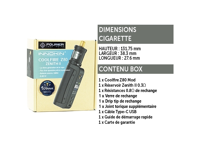 KIT COOLFIRE Z80 INNOKIN BLACK