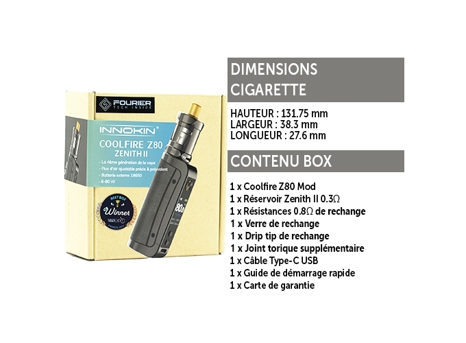 KIT COOLFIRE Z80 INNOKIN GREY