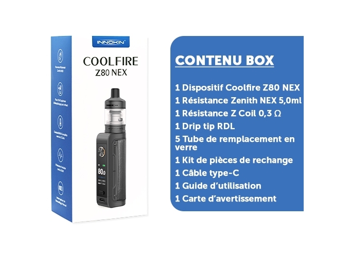 KIT COOLFIRE Z80 NEXT INNOKIN BLACK