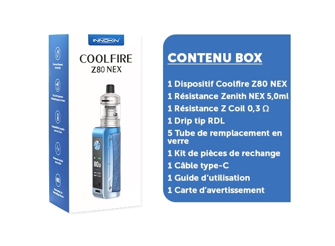 KIT COOLFIRE Z80 NEXT INNOKIN BLUE
