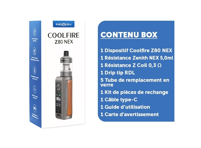 KIT COOLFIRE Z80 NEXT INNOKIN GUNMETAL