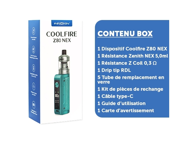 KIT COOLFIRE Z80 NEXT INNOKIN TURQUOISE