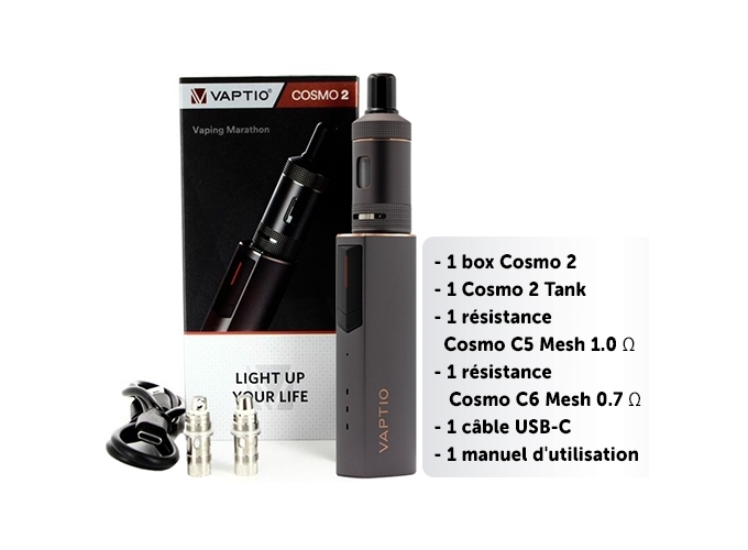 KIT COSMO 2 2000 MHA VAPTIO GRISE