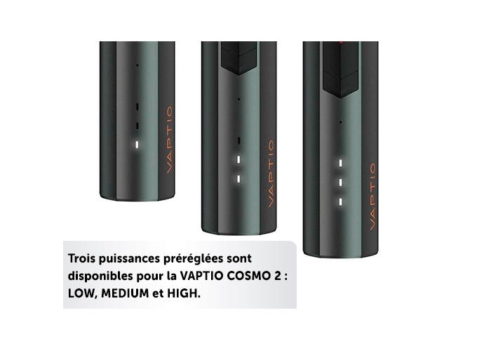 KIT COSMO 2 2000 MHA VAPTIO NOIR