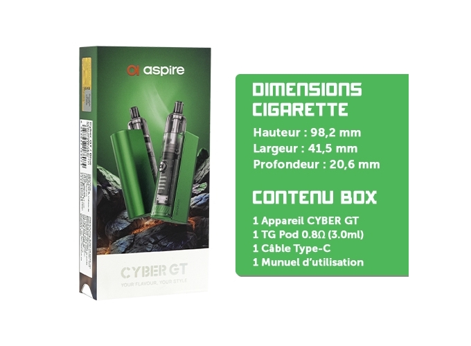 KIT CYBER GT ASPIRE VERTE