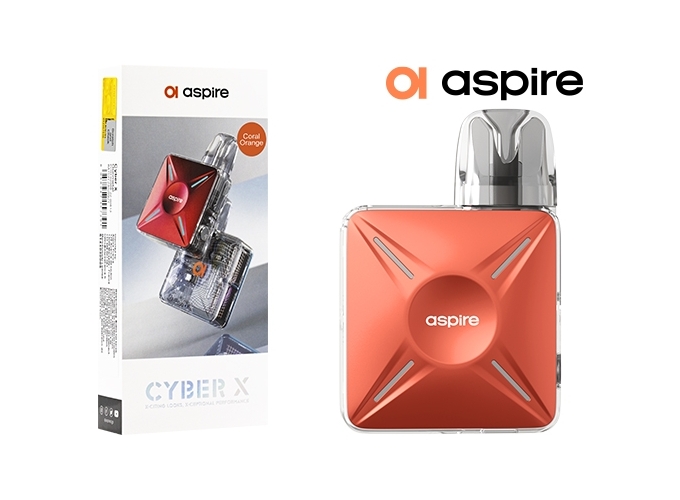 KIT CYBER X 100 mha  CORAL ORANGE