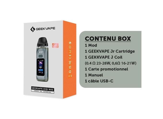 KIT DIGI MAX GEEKVAP GUNMETAL